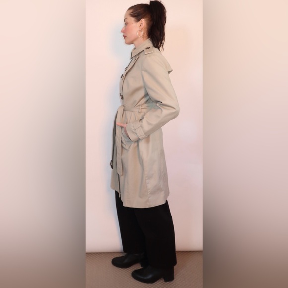 Liz Claiborne Light Tan Trench Coat - Picture 2 of 8